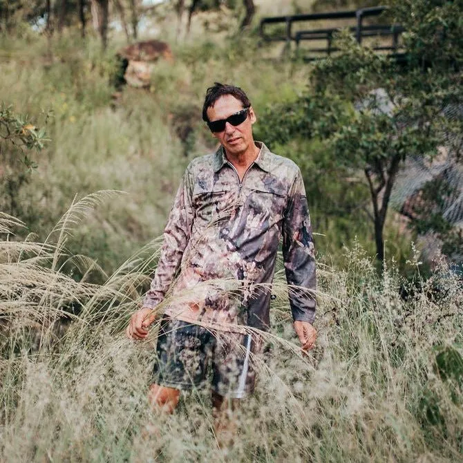 Adult Long Sleeve Hunting Shirts - Camo