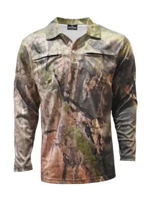 Adult Long Sleeve Hunting Shirts - Camo