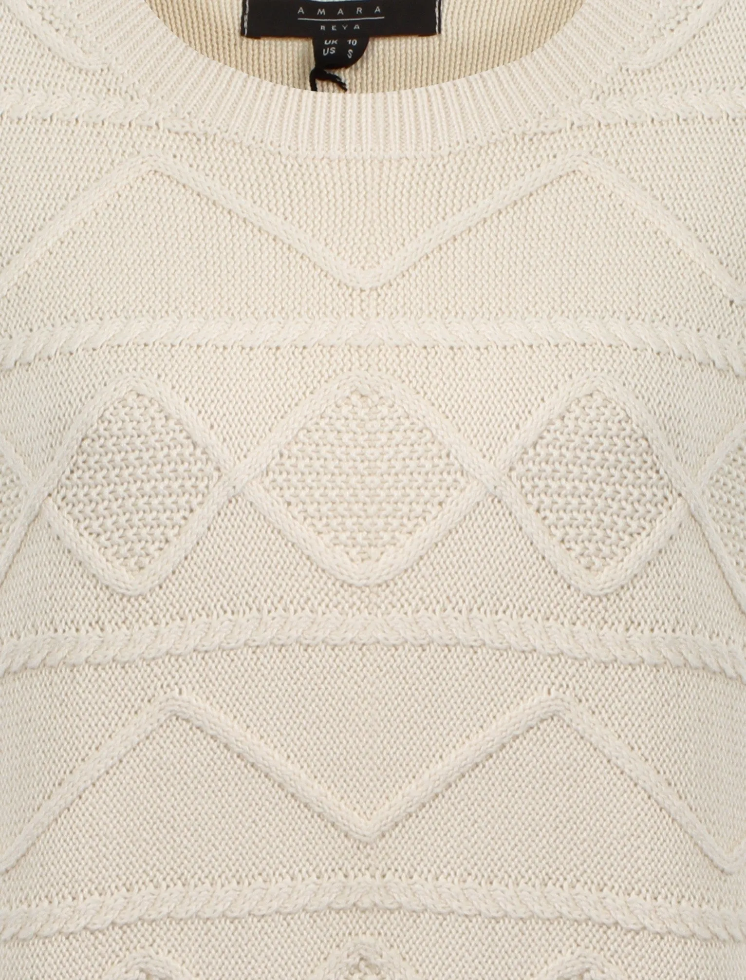 Amara Reya Yarrow cream  jumper