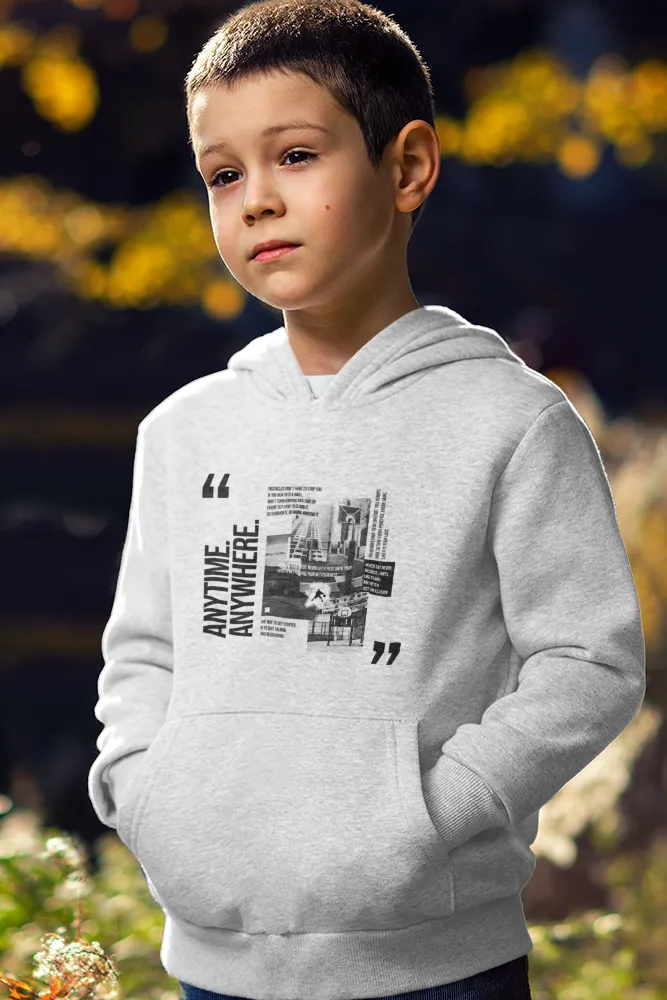 Anytime, Kids' Hoodie