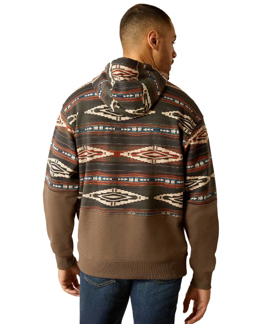 Ariat Mens Color Block Hoodie