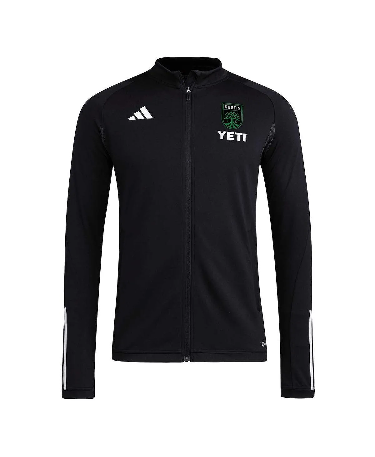 Austin FC 2023 AEROREADY adidas Men's Black Full Zip Training T-Shirt