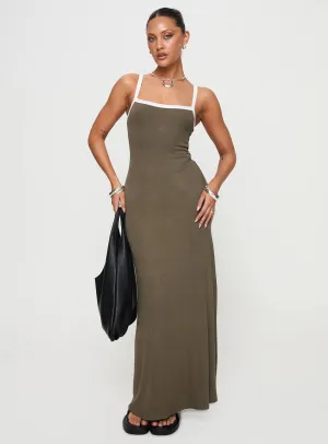 Austrina Maxi Dress Olive