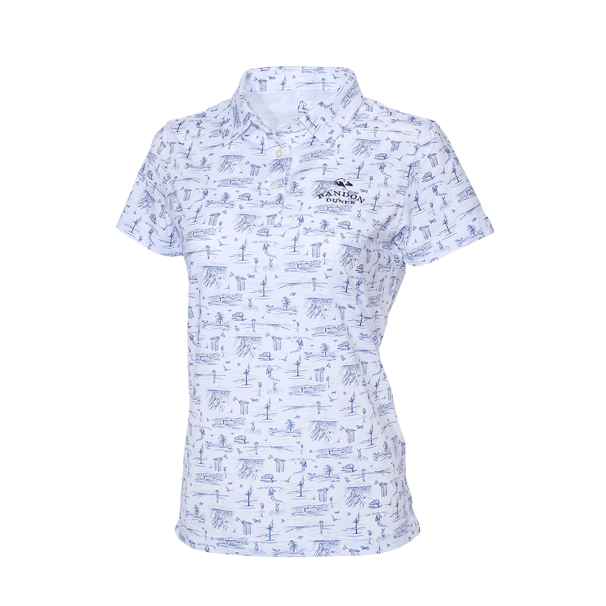 Bandon Dunes Scene Women's Polo