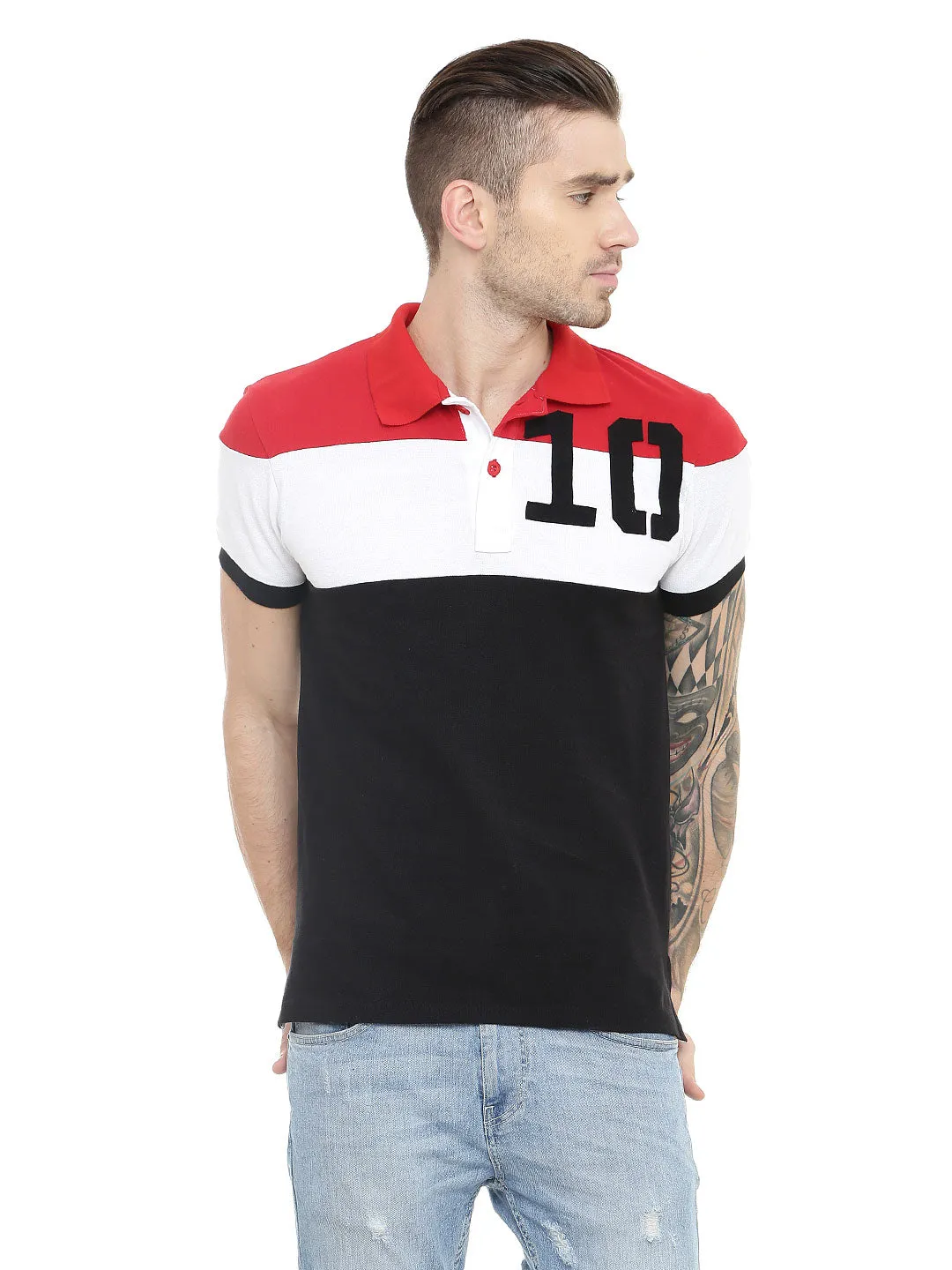 Black H/S Polo T-Shirt