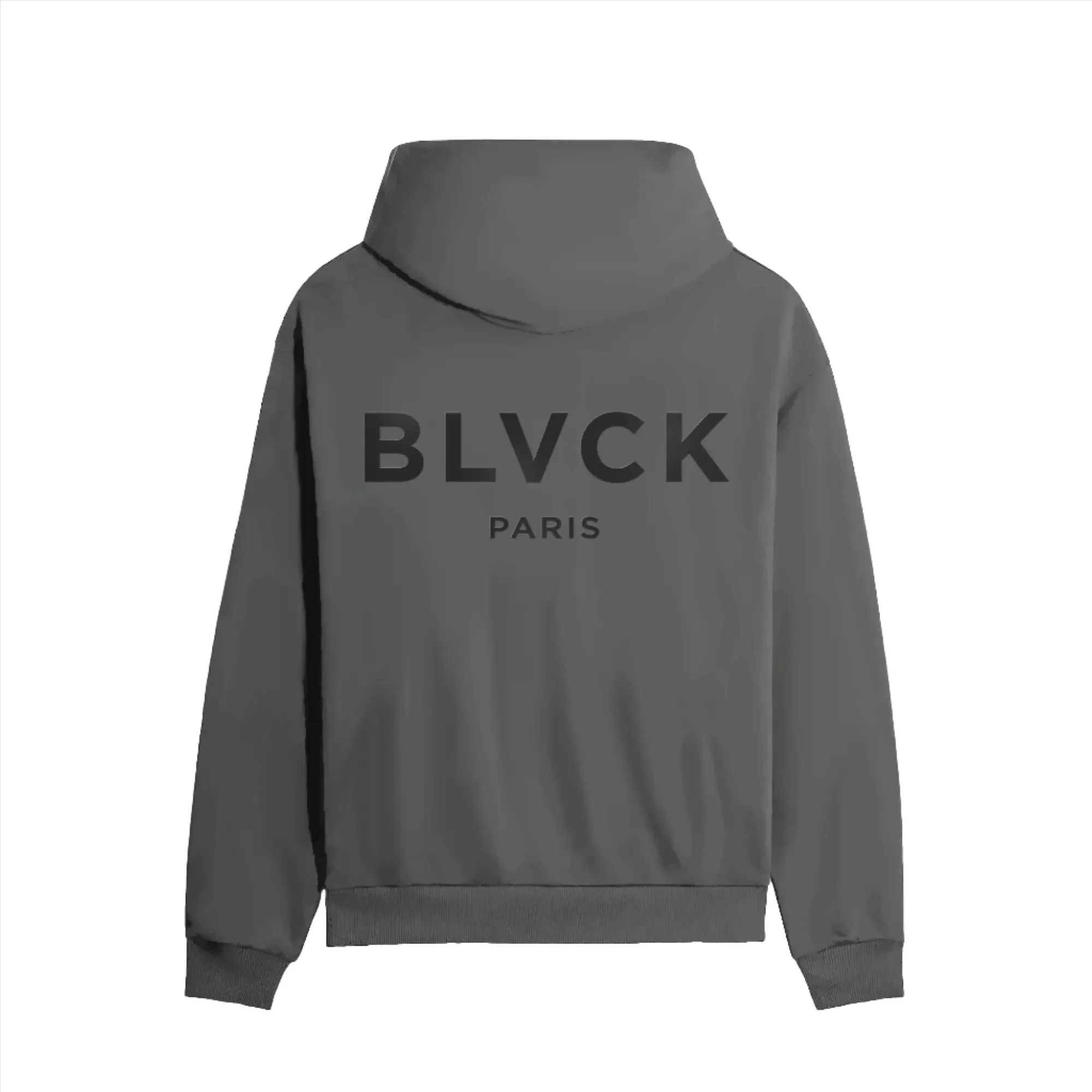 Blvck Paris - "Blvck Hoodie" - Charcoal Light Grey - Unisex