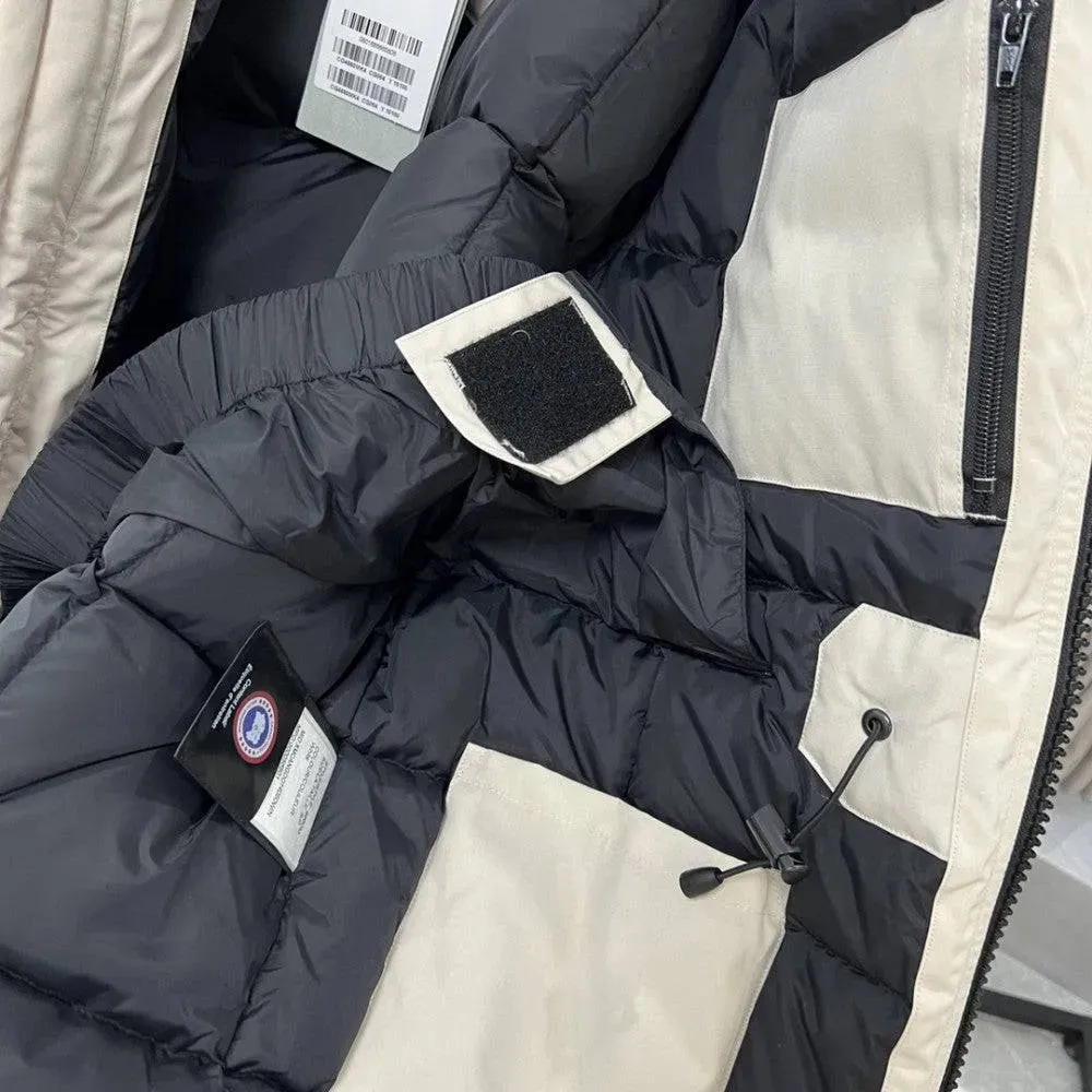 Canada Goose Light Beige Expedition Down Jacket