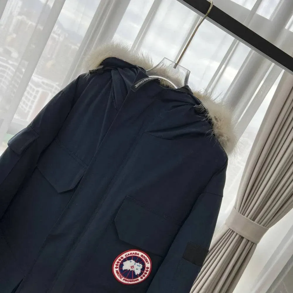 Canada Goose Navy Blue Expedition Down Jacket