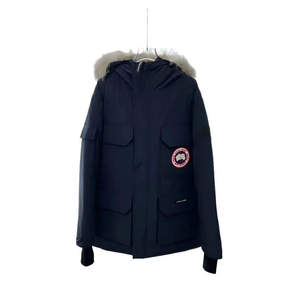 Canada Goose Navy Blue Expedition Down Jacket