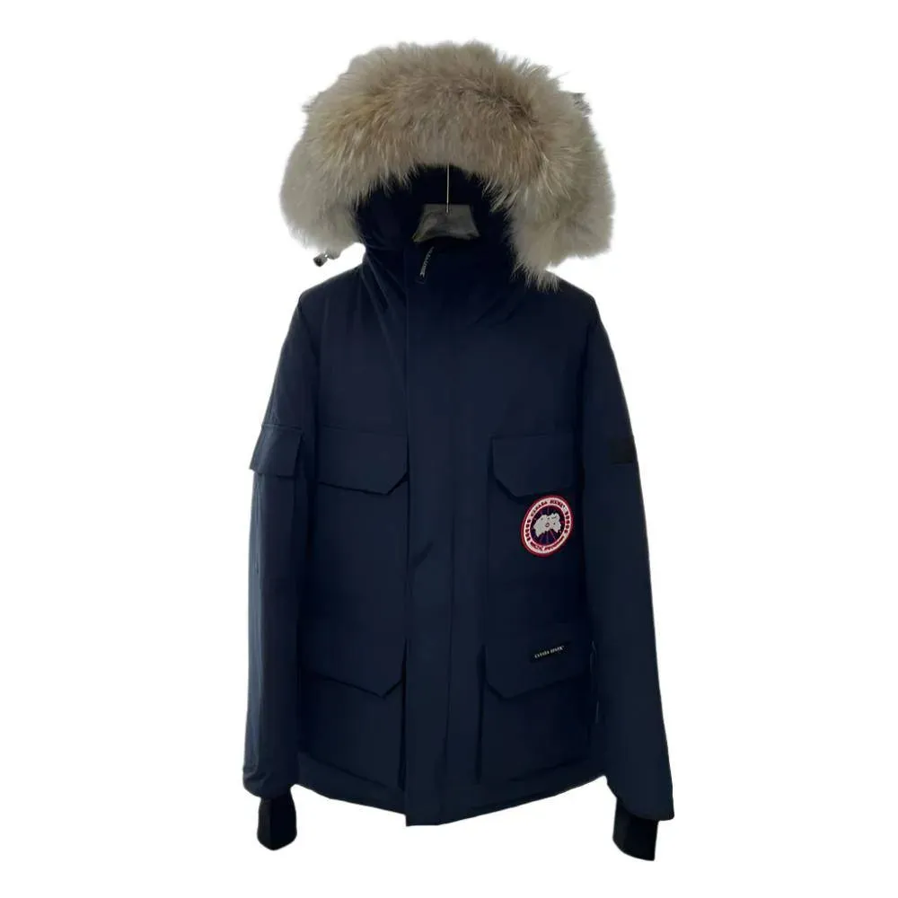 Canada Goose Navy Blue Expedition Down Jacket