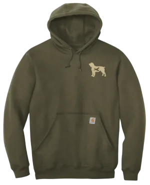 Carhartt ® Midweight Hooded Sweatshirt with Boykin Spaniel Hunting Silhouette