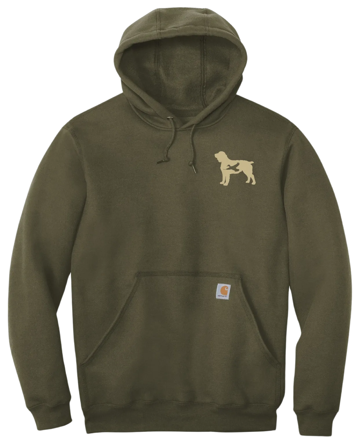 Carhartt ® Midweight Hooded Sweatshirt with Boykin Spaniel Hunting Silhouette