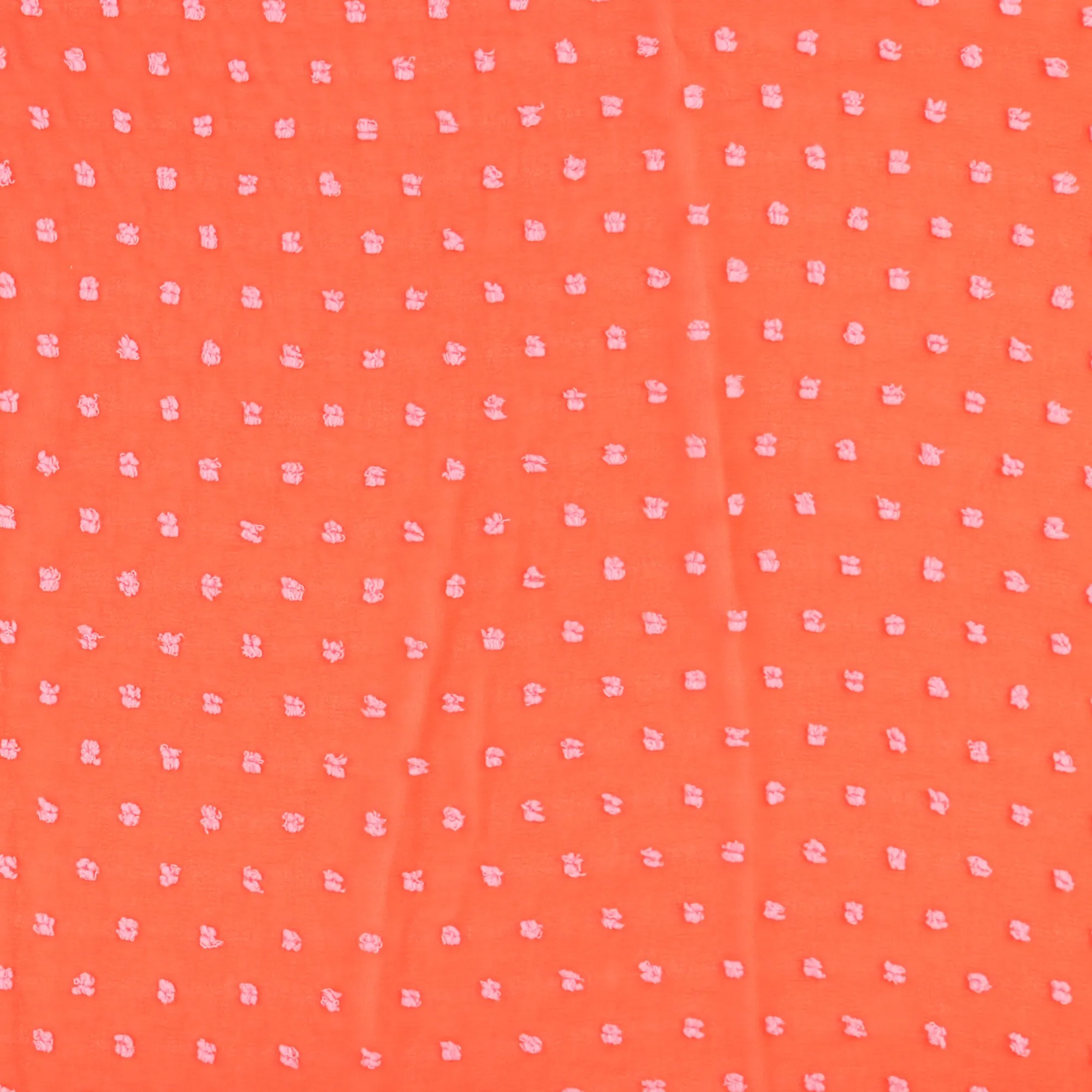 Clipped Chiffon - ROSY - Orange