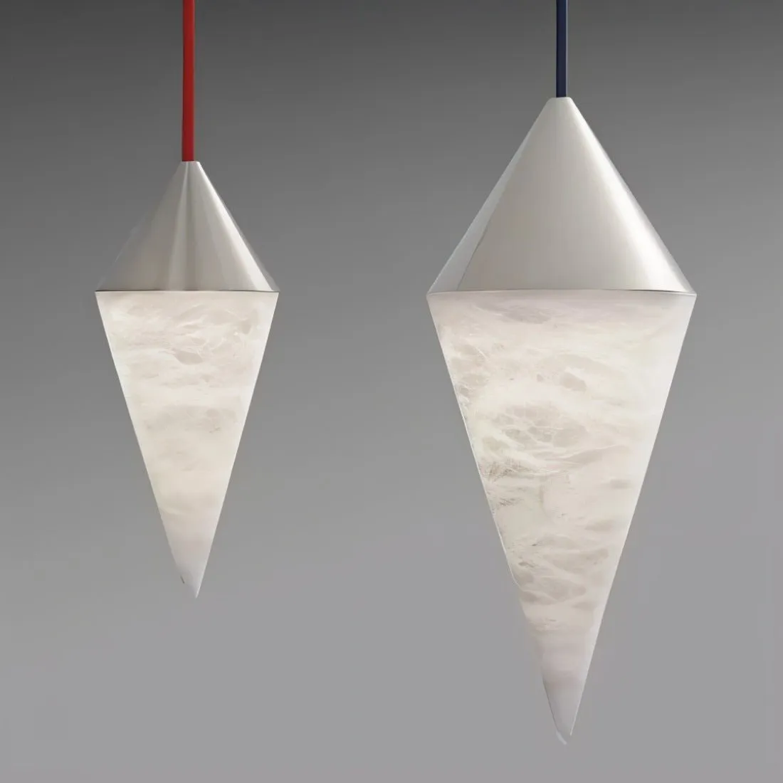 Conus Alabaster Chandelier