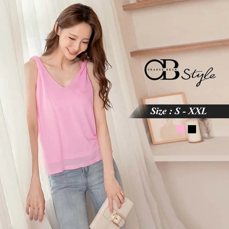 COTTON SLEEVELESS TOPS