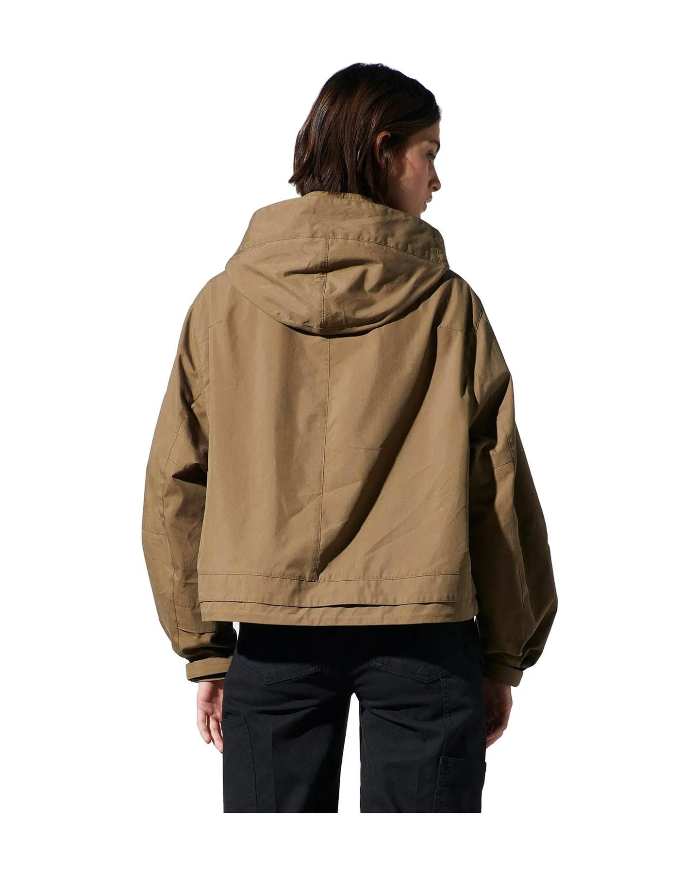 Cropped Boxy Swing Cargo Jacket