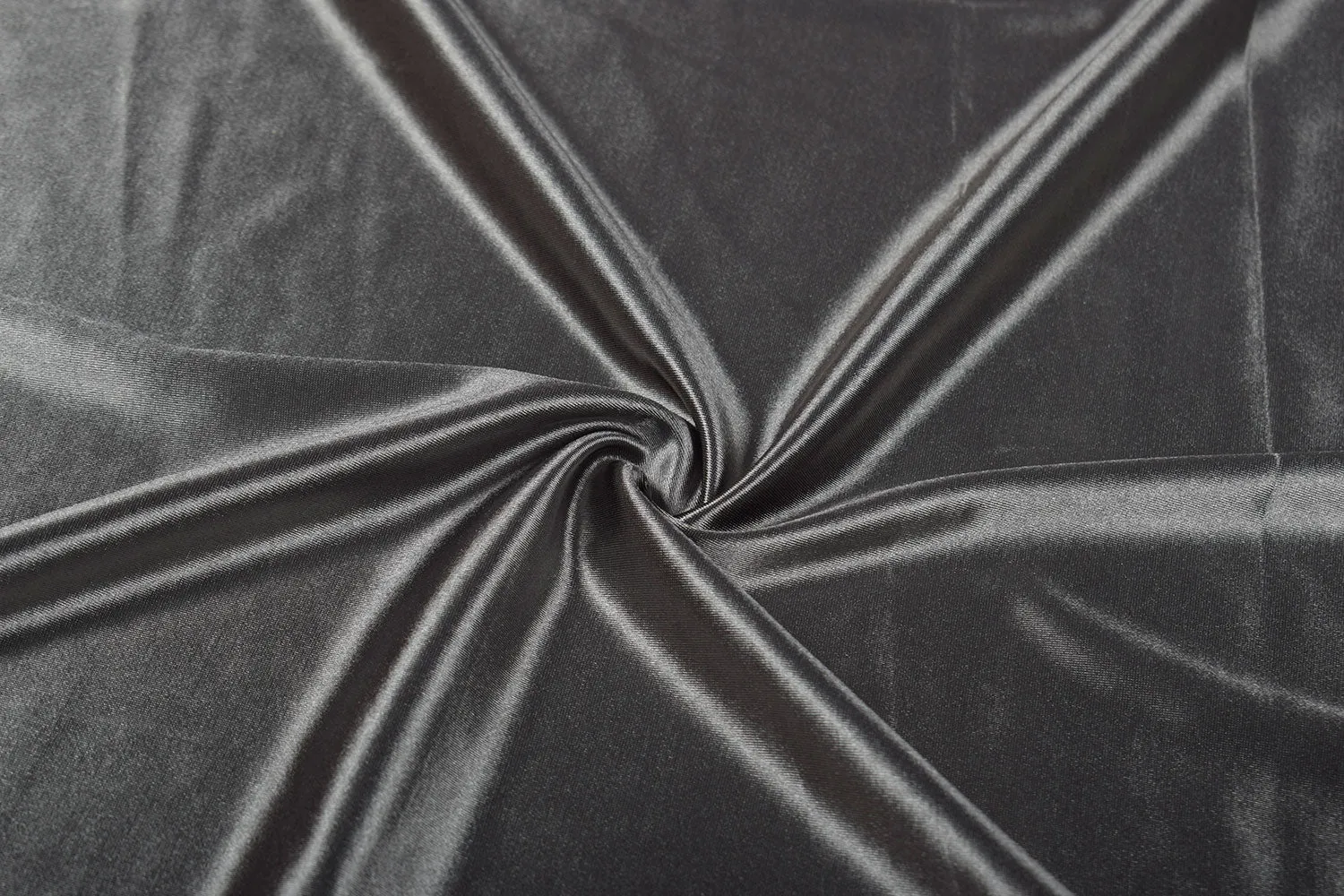 Dark Grey Plian Stretch Knit Fabric