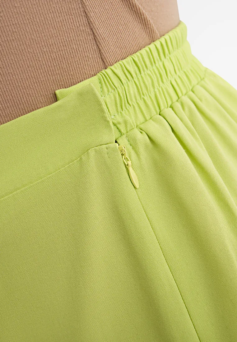 DEFECT ITEM Melina Vibrant Raya Half Button Skirt