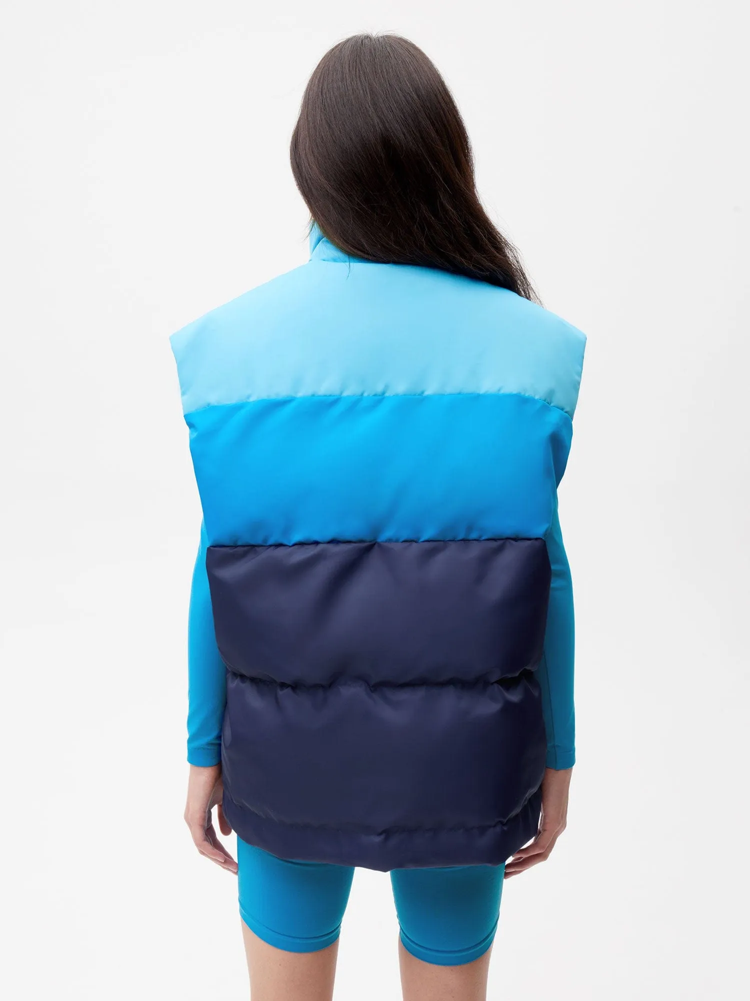 FLWRDWN™ Gilet—navy blue