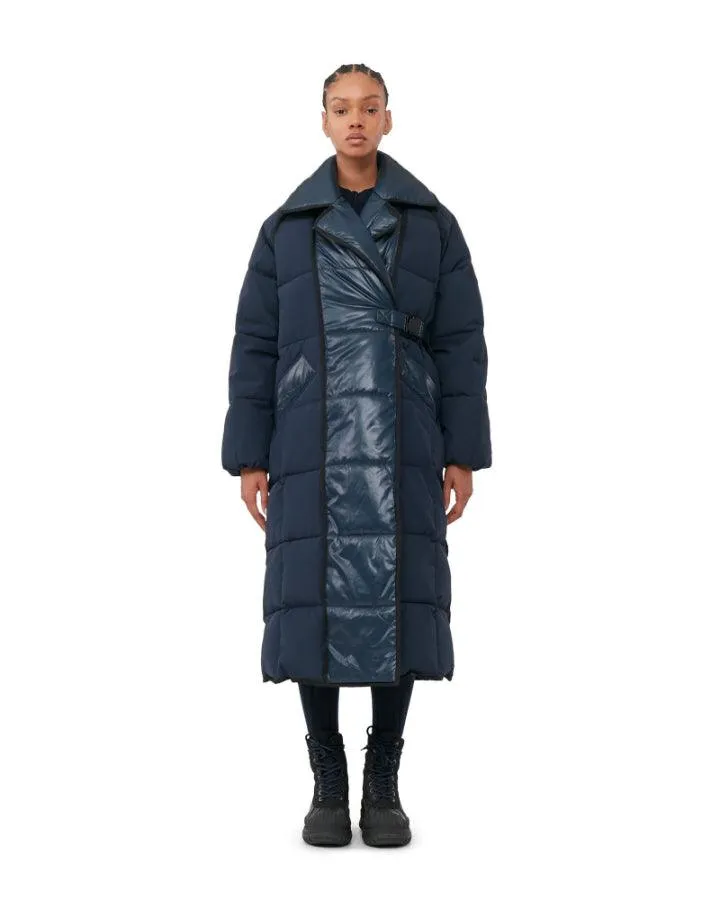 Ganni Mix Oversized Puffer Coat