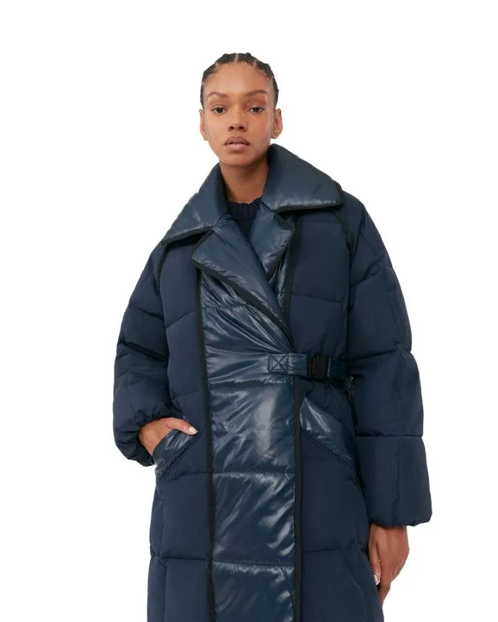 Ganni Mix Oversized Puffer Coat