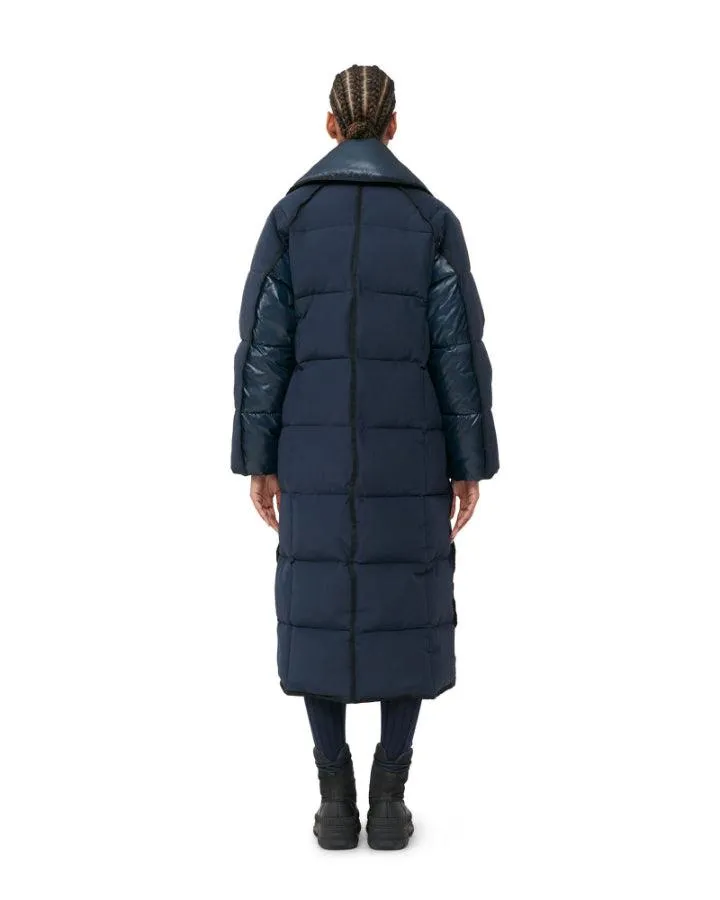 Ganni Mix Oversized Puffer Coat