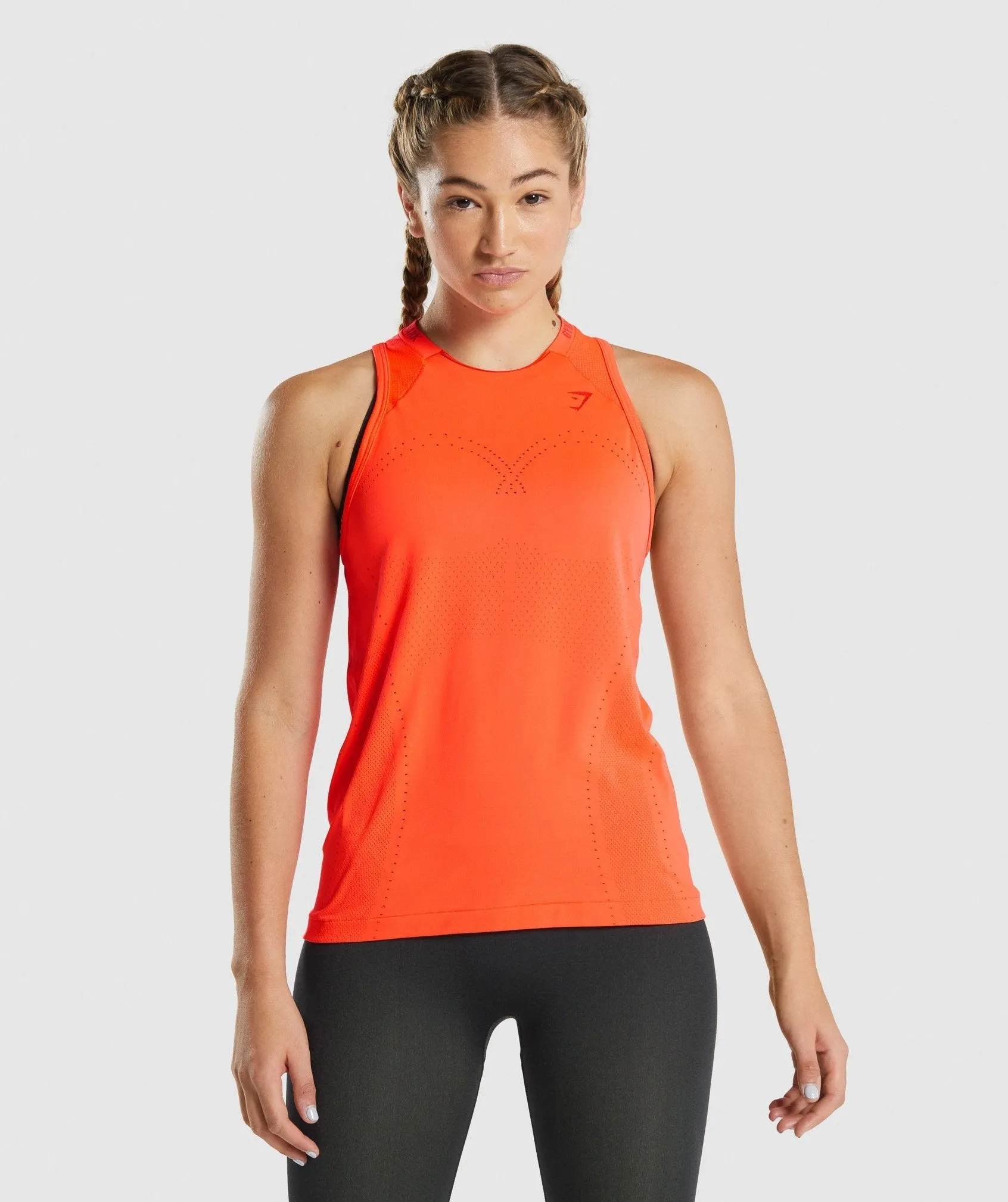 Gymshark Apex Seamless Tank - Orange