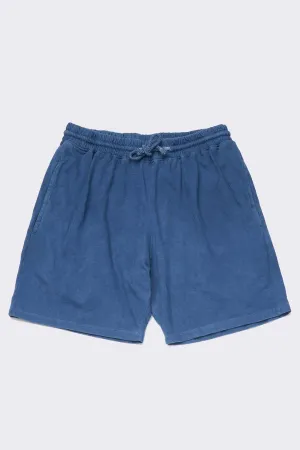 Indigo Dyed Women's Organic Athletic Shorts