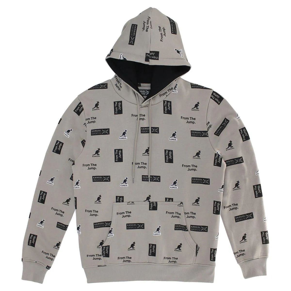 Kangol Logo P All Over Print Pullover Hoodie