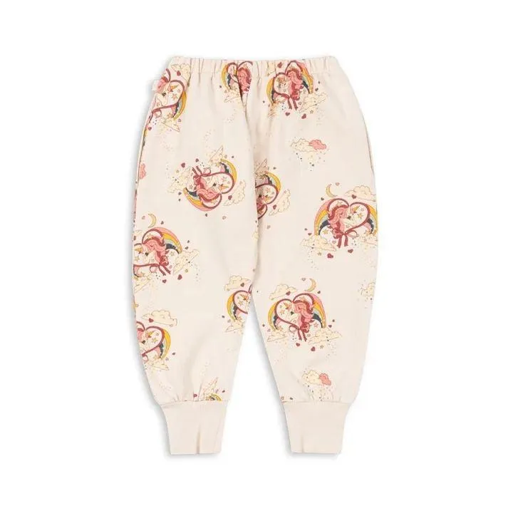 Konges Sløjd Loupy Lou Sweat Pants Horn Stars  - Ecru