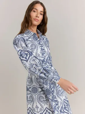 Lena Baroque Eyelet Shirt Dress - Brands We Love