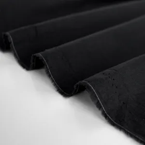 Lightweight Cotton Voile - Black