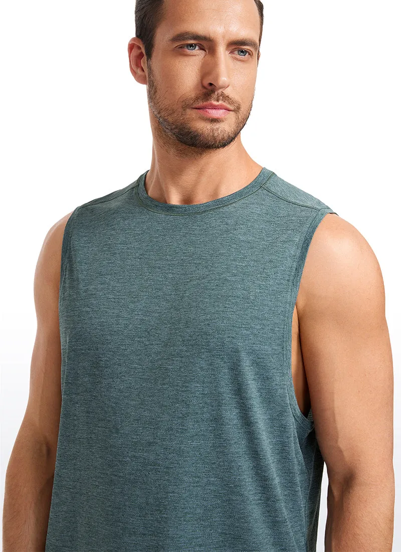 Lightweight Quick Dry Tank Tops Round Neck