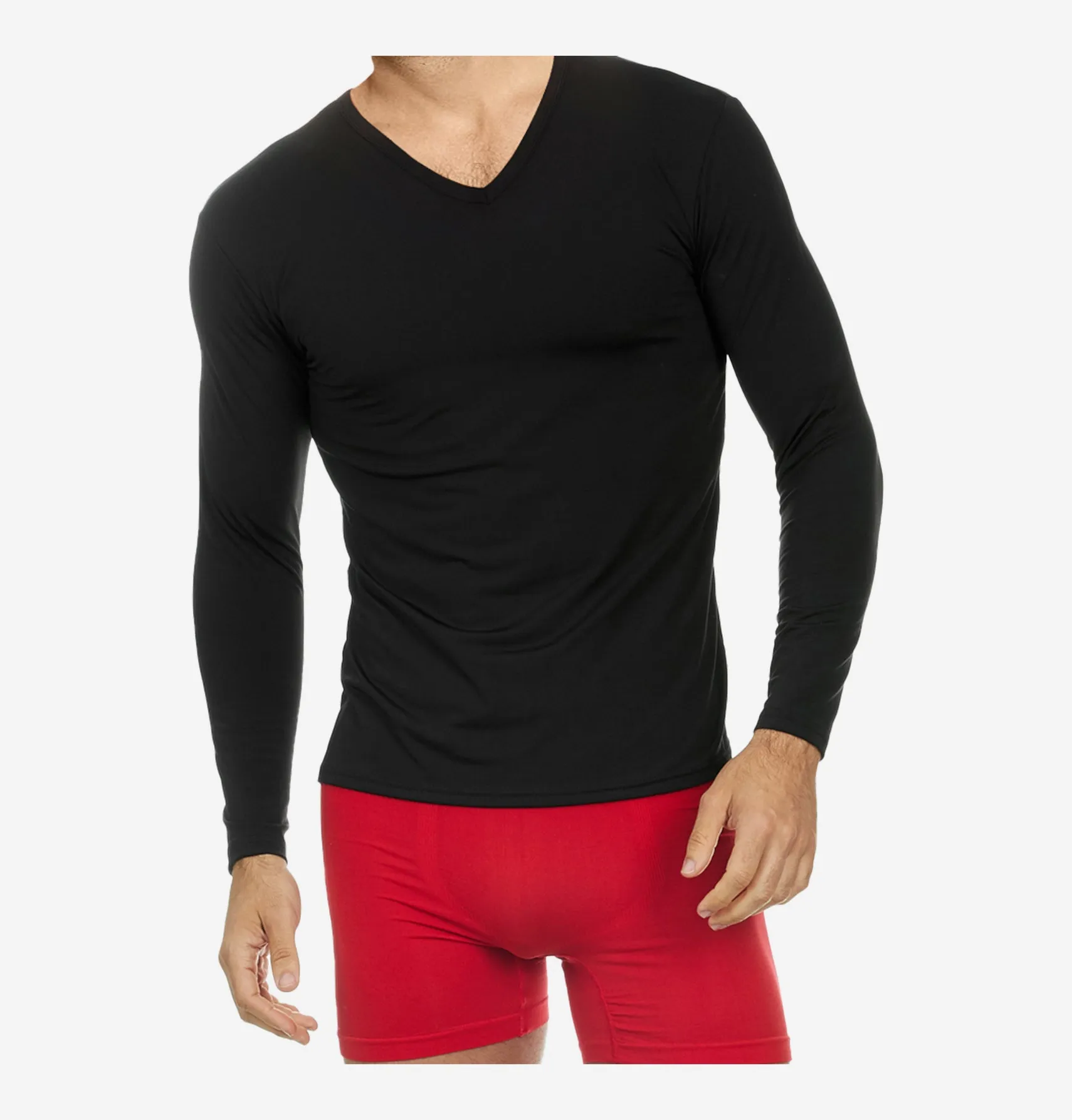 Men's V-Neck Thermal Top