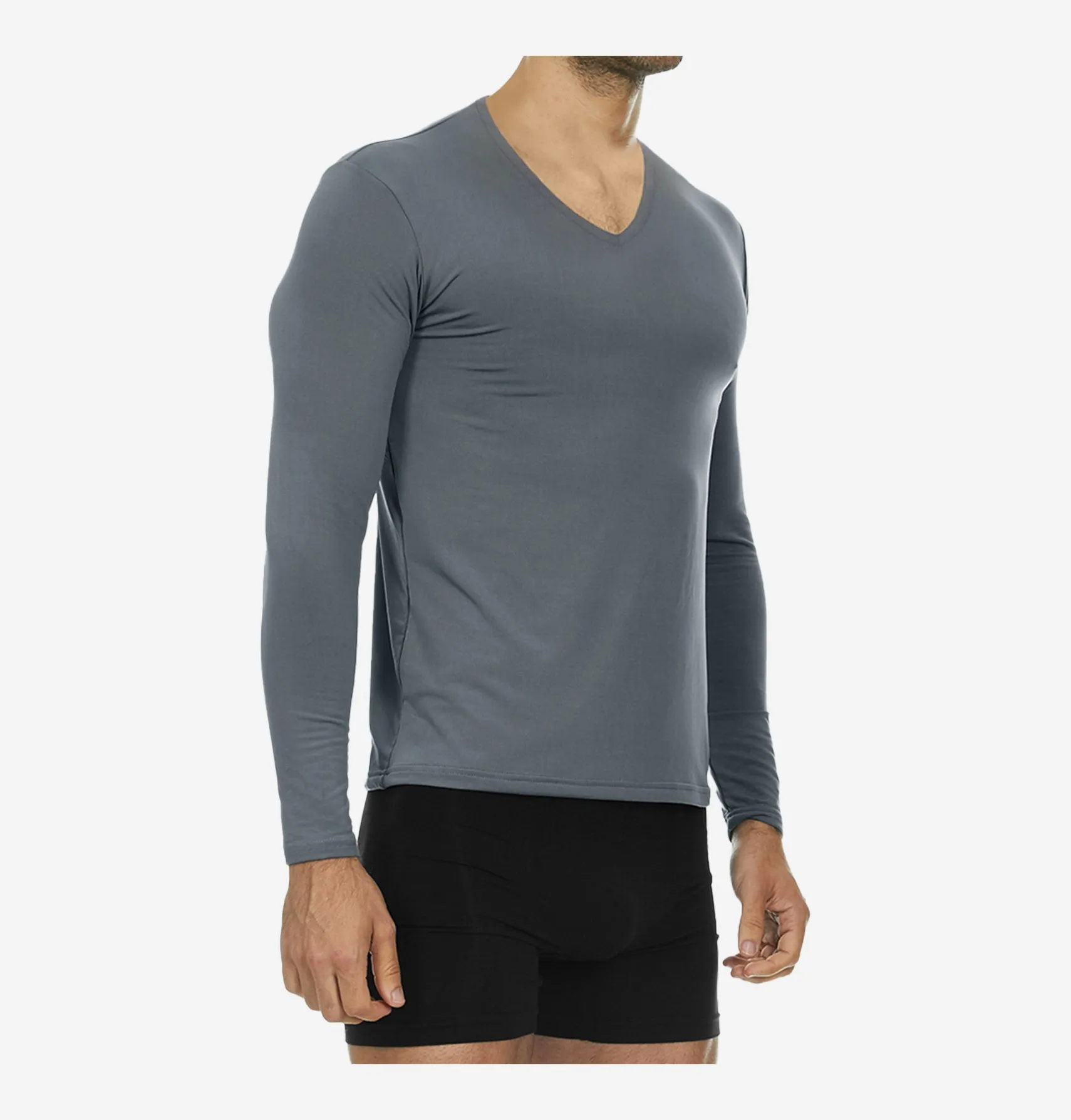 Men's V-Neck Thermal Top