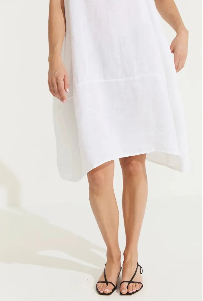 Montaigne Sara Sleeveless Linen Dress