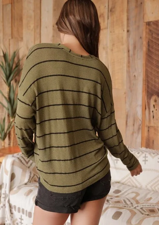 More Than A Dream Lightweight Striped Tops - 3 Colors!