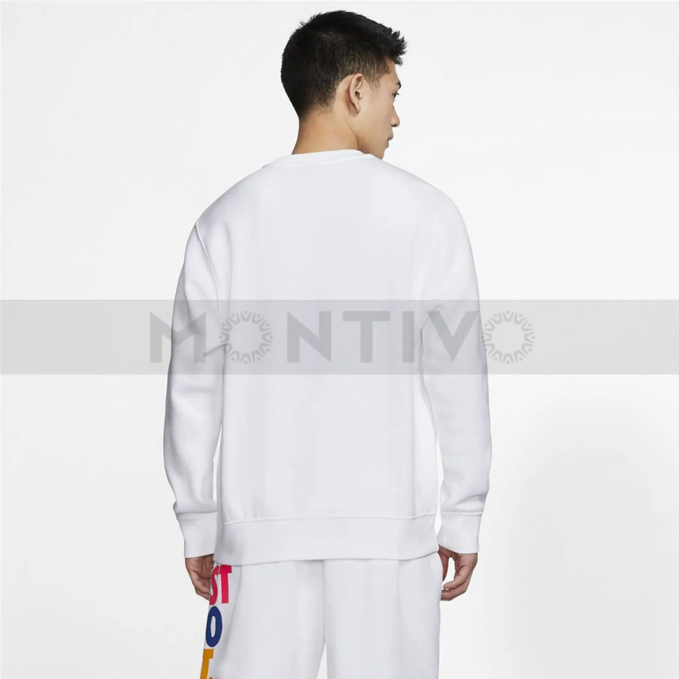 NKE White Just Do It Sweatshirt