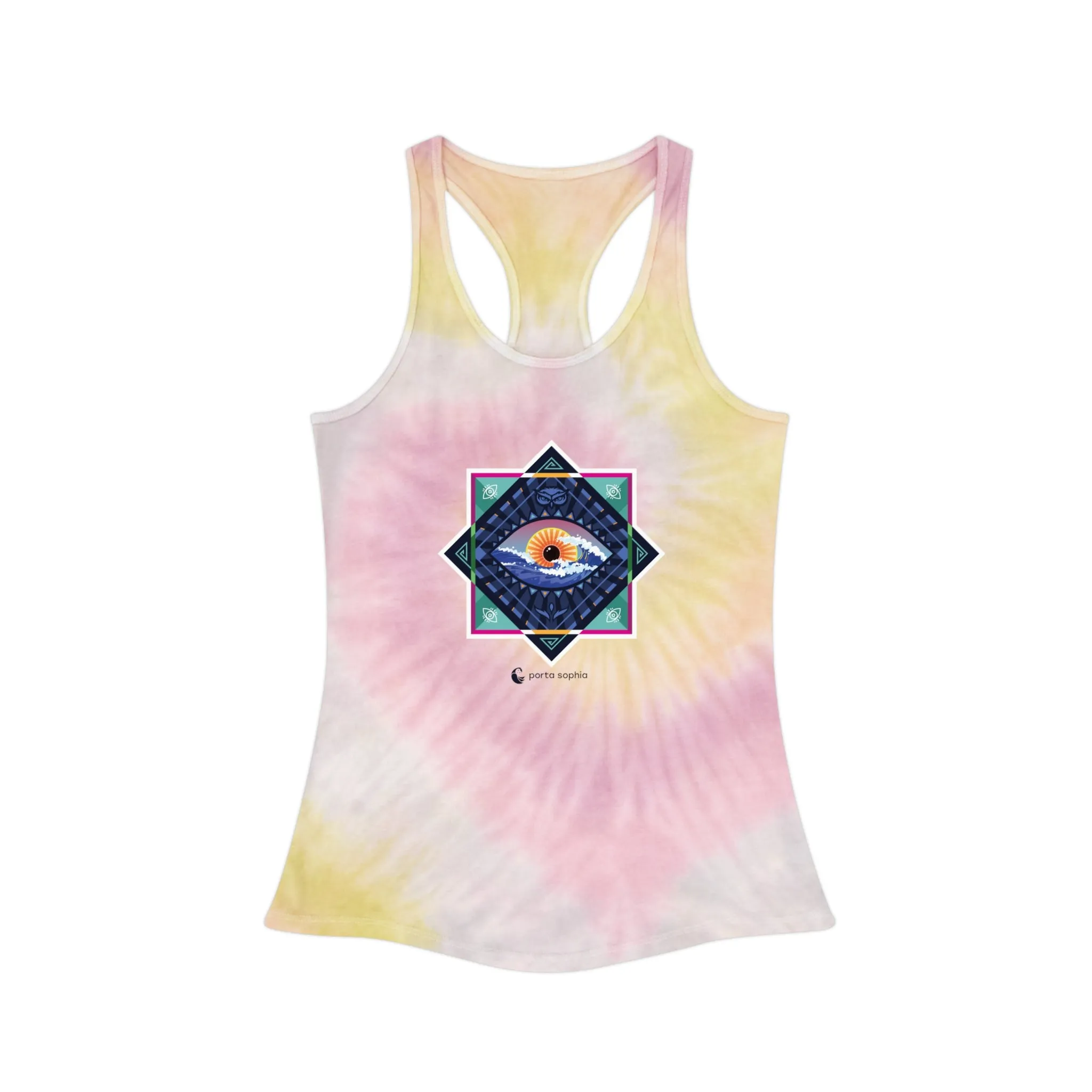 Ocean Eye - Tie Dye Racerback Tank