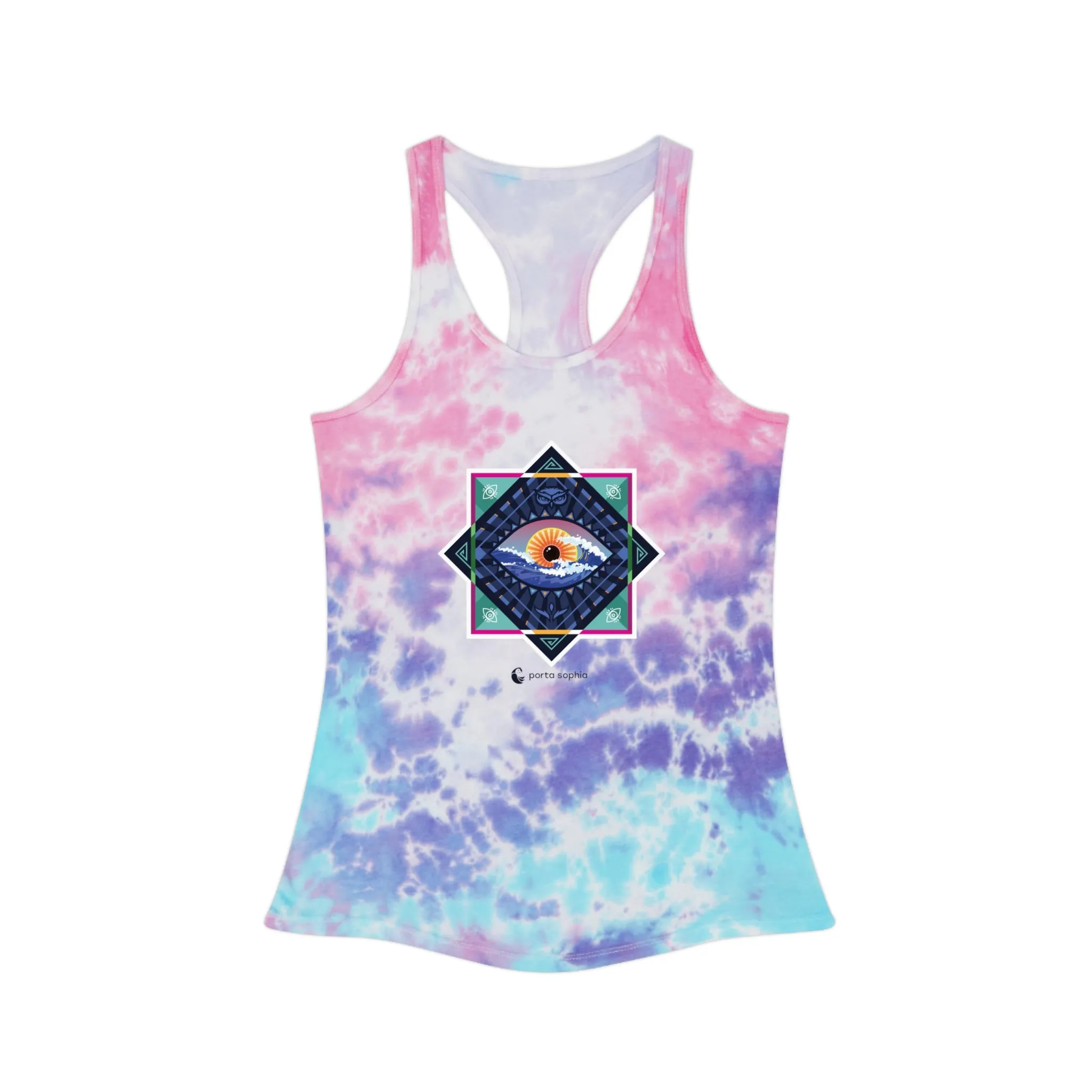 Ocean Eye - Tie Dye Racerback Tank