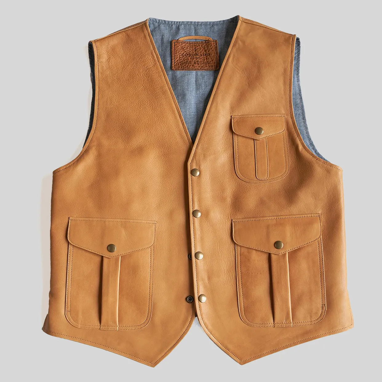 Preston Napa Vest | Natural