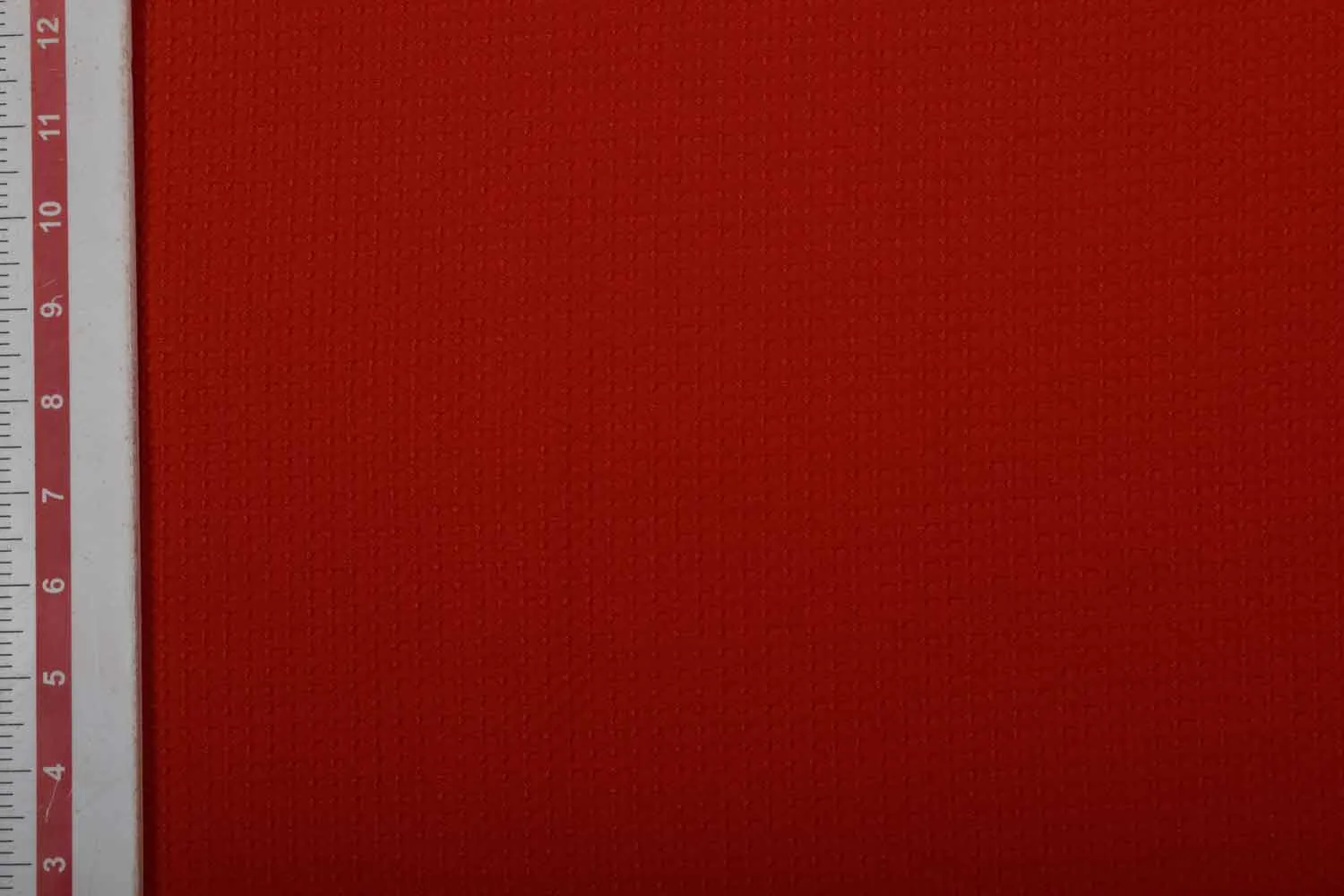 Red Textured Knit Fabric