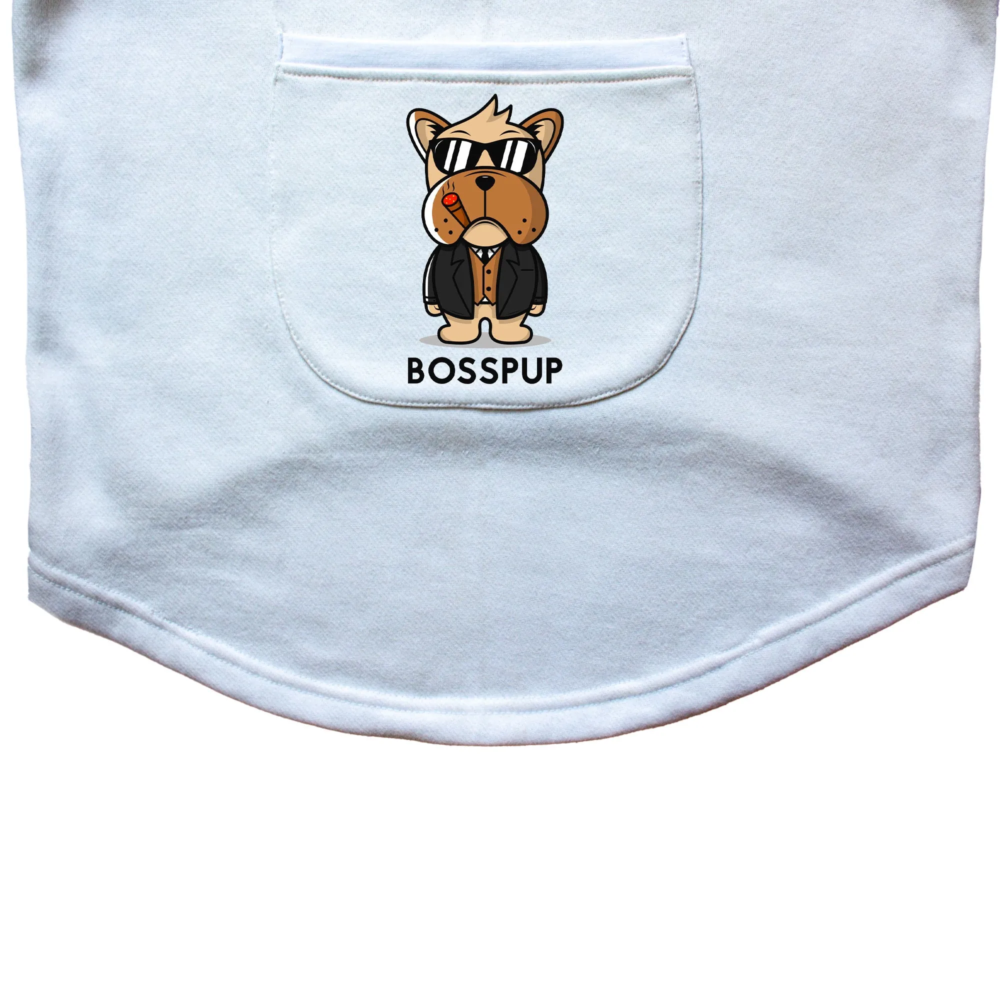 Ruse 'Basics' "Bosspup" Printed Crew Neck Full Sleeve Expedition Sweatshirt For Dogs