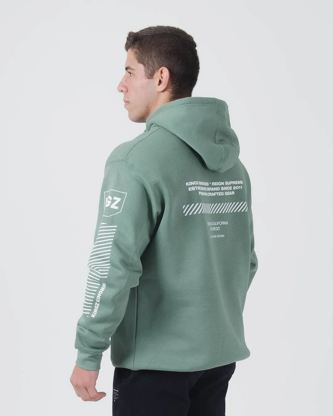 Slant Bar Pullover Hoodie