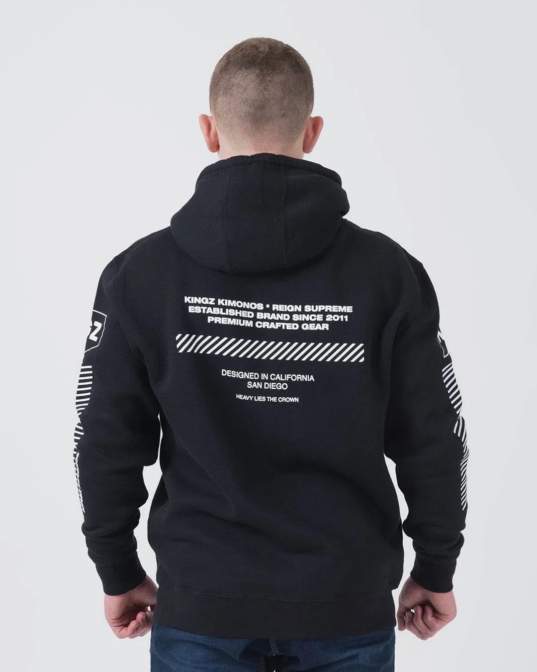 Slant Bar Pullover Hoodie