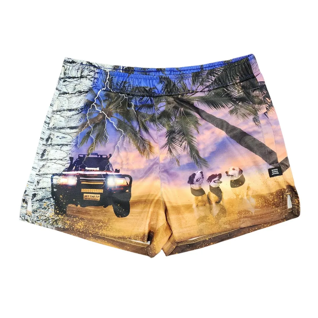 Sun Safe Footy Shorts - Hit The Tip