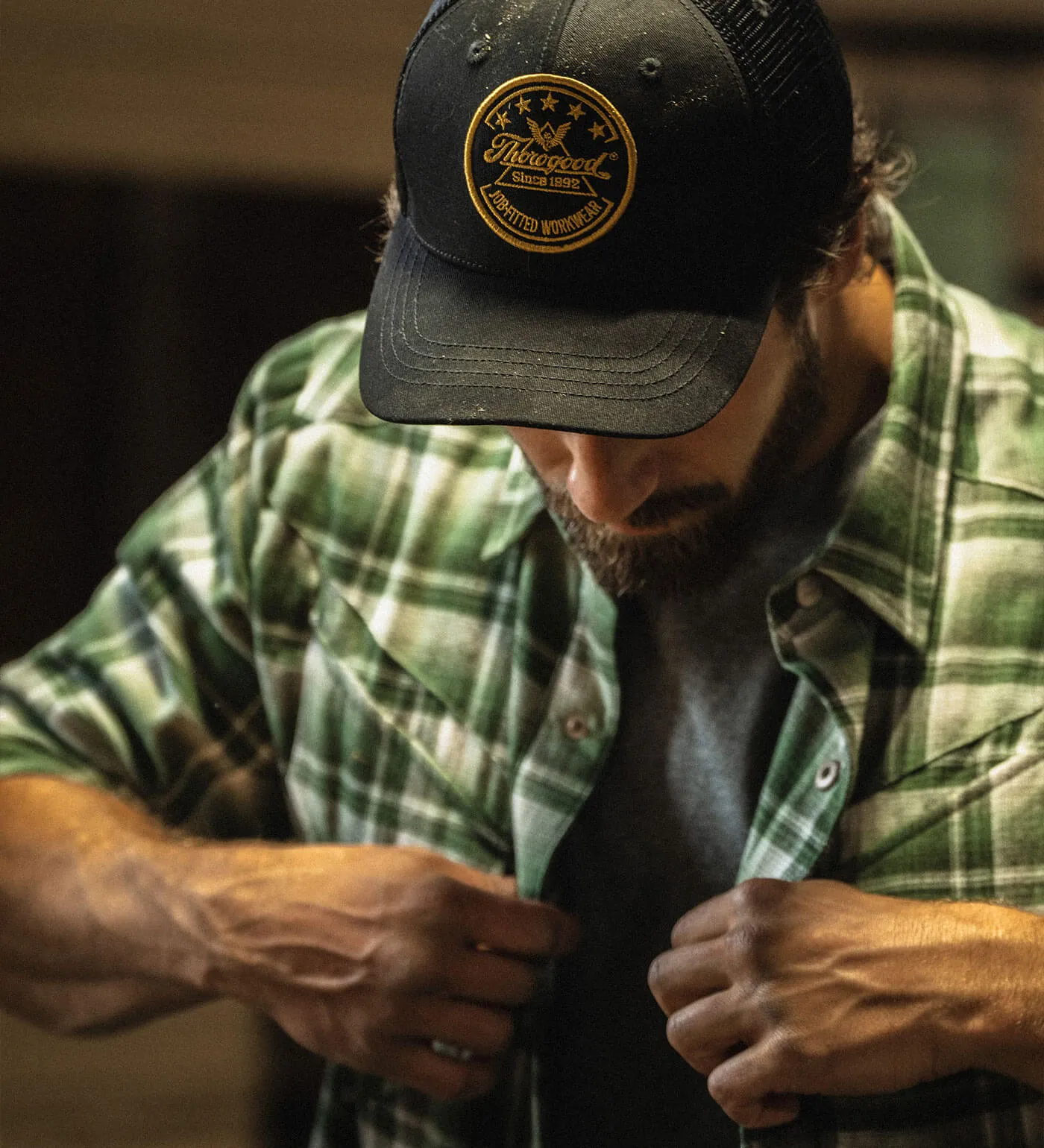 Thorogood Wellington Western Brushed Flannel Shirt