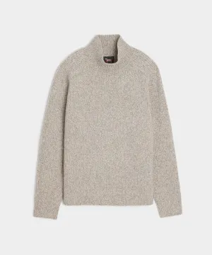 Todd Snyder X Woolrich Mouliné Turtleneck in Grey