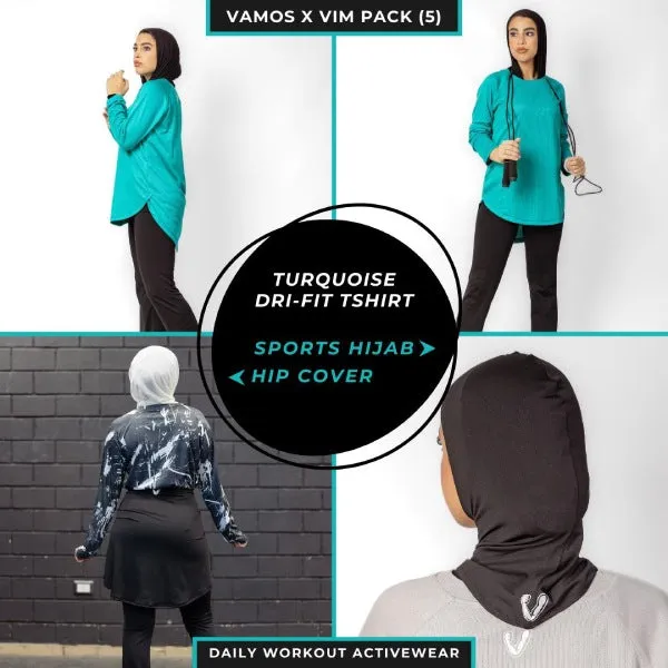 Vim Sportswear (3 piece) Hijabi Bundle Set 5 [WS]