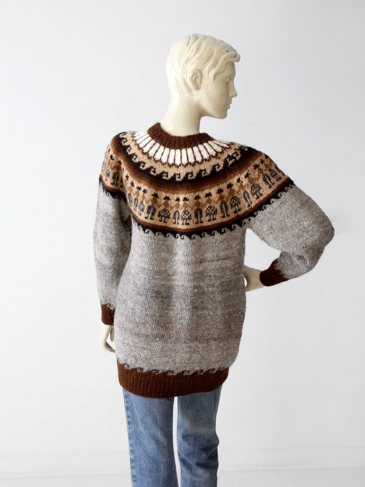 vintage alpaca sweater